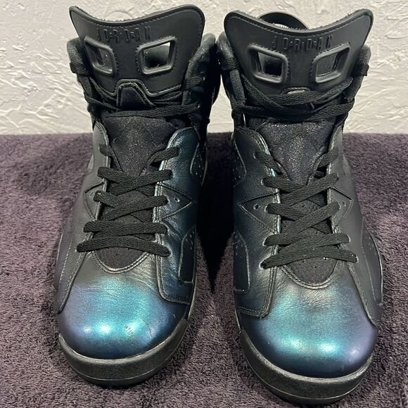 🔥🏀 Nike Air Jordan VI 6 Retro All Star Chameleon Metallic 2016 - Sz 11.5 - EUC - Picture 4 of 11
